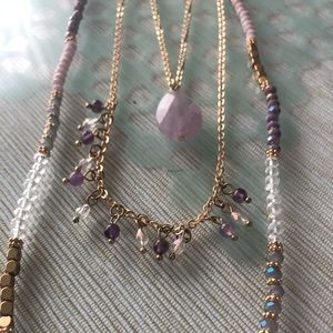 ON THE ROCKS NECKLACE ! W BONUS